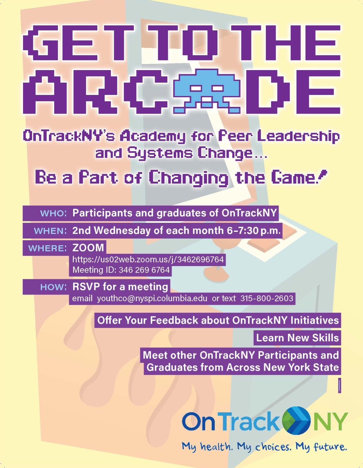 Get to the Arcade Event Poster